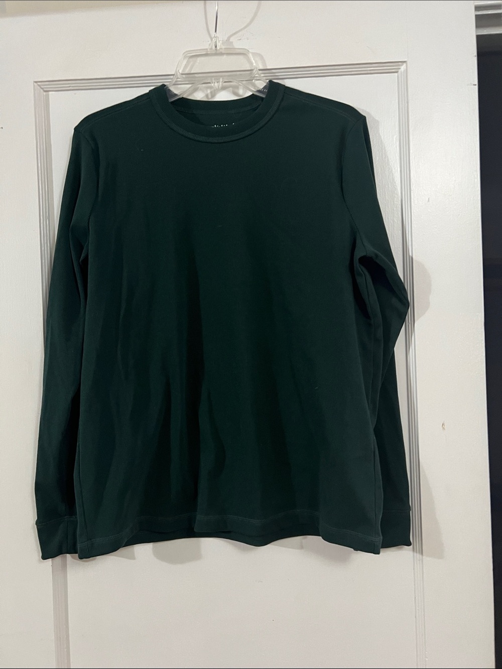 abercrombie kids Dark Green Long-Sleeve Crewneck Tee